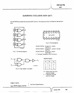 HEF4077BPB Datasheet PDF Philips Electronics