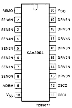 SAA3004P Datasheet PDF Philips Electronics