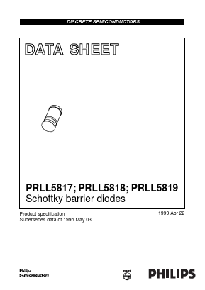 PRLL5817 Datasheet PDF Philips Electronics