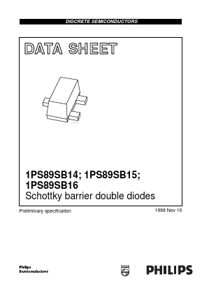 1PS89SB14 Datasheet PDF Philips Electronics