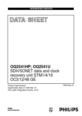 OQ2541U Datasheet PDF Philips Electronics