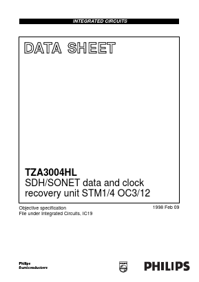 TZA3004 Datasheet PDF Philips Electronics