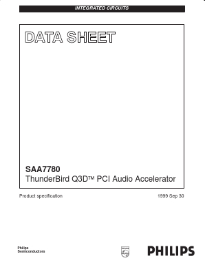 SAA7780 Datasheet PDF Philips Electronics