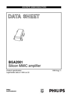 BGA2001 Datasheet PDF Philips Electronics