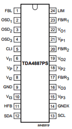 TDA4887PS Datasheet PDF Philips Electronics