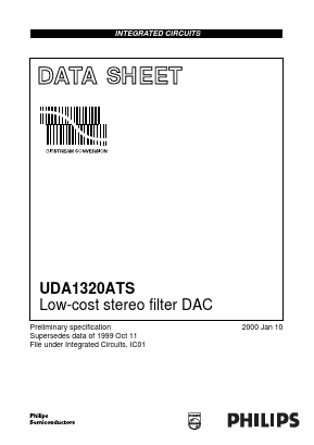 UDA1320ATS/N2 Datasheet PDF Philips Electronics