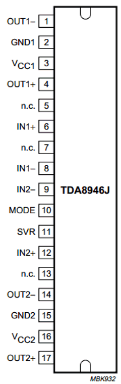 TDA8946 Datasheet PDF Philips Electronics