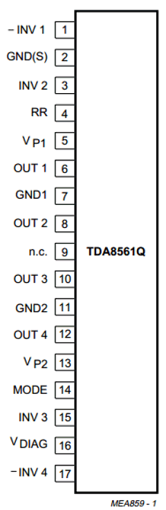 TDA8561Q/N2/S1 Datasheet PDF Philips Electronics