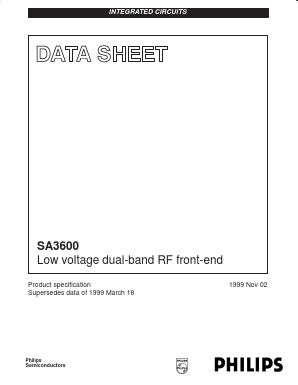 SA3600 Datasheet PDF Philips Electronics