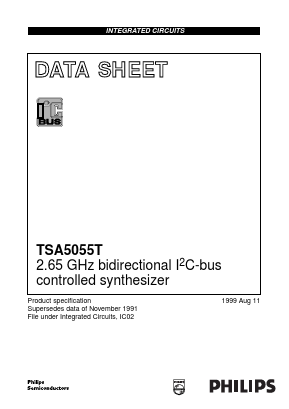 TSA5055T Datasheet PDF Philips Electronics