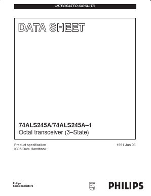 N74ALS245A-1DB Datasheet PDF Philips Electronics