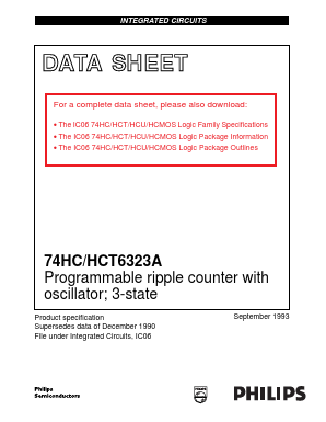 74HCT6323A Datasheet PDF Philips Electronics
