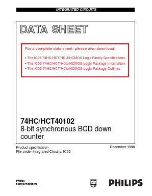 74HCT401 Datasheet PDF Philips Electronics