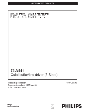 74LV541DB Datasheet PDF Philips Electronics