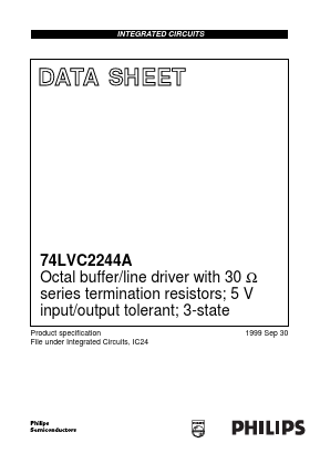 74LVC2244AD Datasheet PDF Philips Electronics