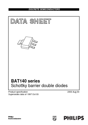 BAT140 Datasheet PDF Philips Electronics