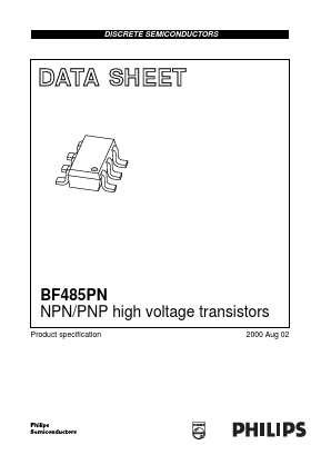 BF485PN Datasheet PDF Philips Electronics