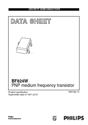 BF824W Datasheet PDF Philips Electronics