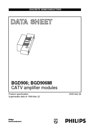 BGD906MI Datasheet PDF Philips Electronics