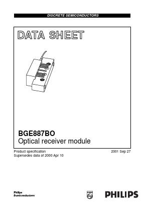 BGE887BO Datasheet PDF Philips Electronics