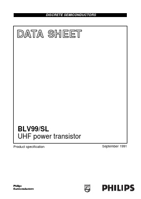 BLV99SL Datasheet PDF Philips Electronics