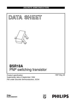 BSR18A Datasheet PDF Philips Electronics