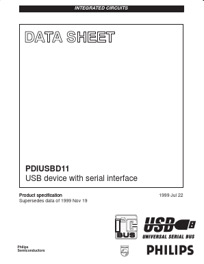 PDIUSBD11D Datasheet PDF Philips Electronics