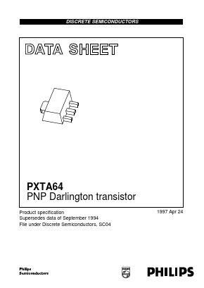PXTA64 Datasheet PDF Philips Electronics