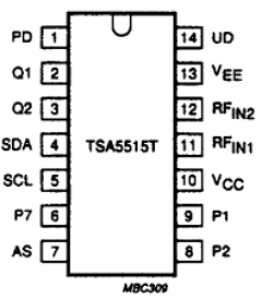 TSA5515T/C1 Datasheet PDF Philips Electronics
