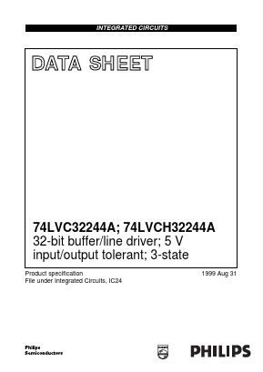 74LVCH32244A Datasheet PDF Philips Electronics