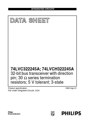 74LVC322245A Datasheet PDF Philips Electronics