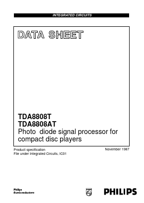TDA8808AT Datasheet PDF Philips Electronics