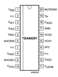 TDA9829T Datasheet PDF Philips Electronics