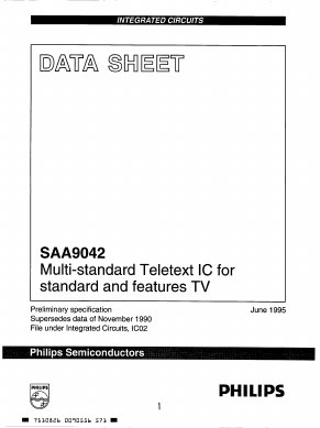 SAA9042 Datasheet PDF Philips Electronics