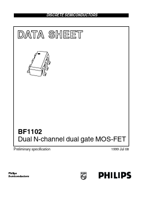 BF1102 Datasheet PDF Philips Electronics
