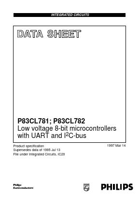 P83CL782 Datasheet PDF Philips Electronics