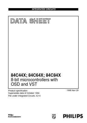 PCA84C843 Datasheet PDF Philips Electronics