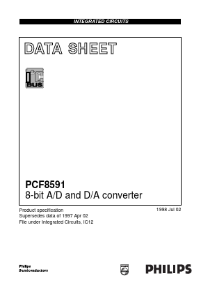PCA8591 Datasheet PDF Philips Electronics