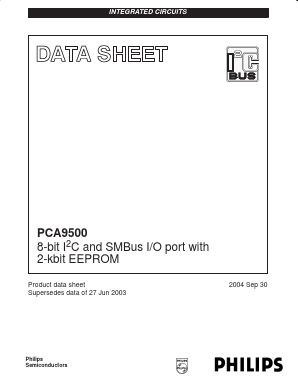 PCA9500 Datasheet PDF Philips Electronics