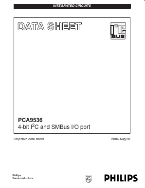 PCA9536 Datasheet PDF Philips Electronics