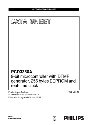 PCD3350A Datasheet PDF Philips Electronics