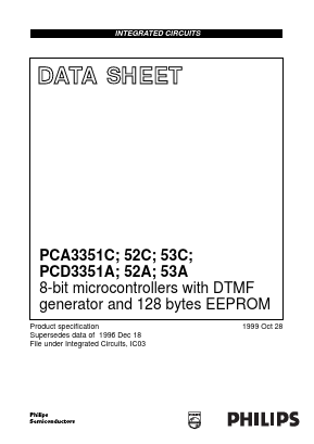 PCD3351AP Datasheet PDF Philips Electronics
