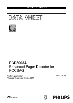 PCD5003AH Datasheet PDF Philips Electronics