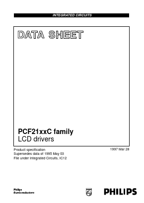 PCF2112CT Datasheet PDF Philips Electronics