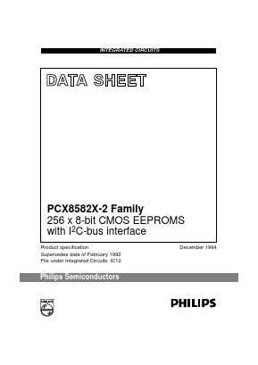PCA8582F-2 Datasheet PDF Philips Electronics