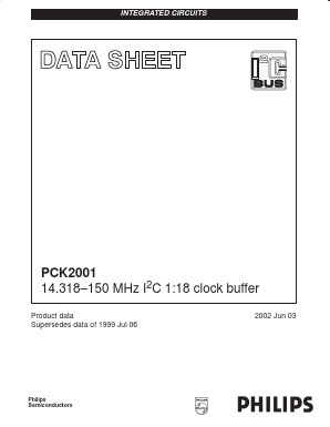 PCK2001 Datasheet PDF Philips Electronics