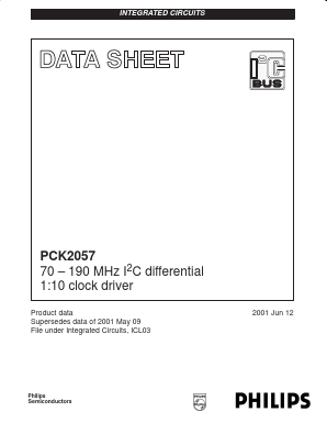 PCK2057DGG Datasheet PDF Philips Electronics