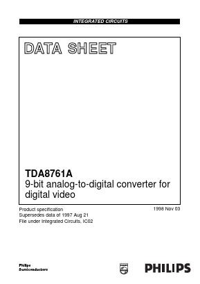 TDA8761A Datasheet PDF Philips Electronics