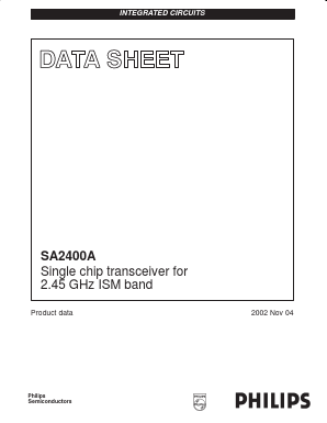 SA2400ABE Datasheet PDF Philips Electronics