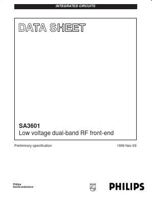 SA3601 Datasheet PDF Philips Electronics